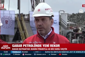 Gabar'daki petrol üretiminde yeni rekor!