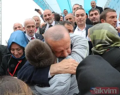Başkan Erdoğan’a Düzce’de sevgi seli!