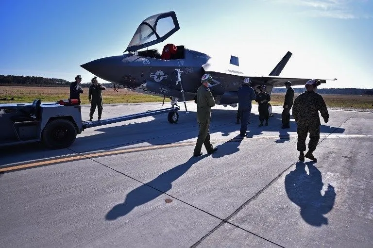 ABD'nin F35 savaş uçağı düştü - 8