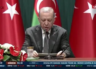 Başkan Erdoğan ve İlham Aliyev bir araya geldi! Türkiye ile Azerbaycan arasında imzalar atıldı