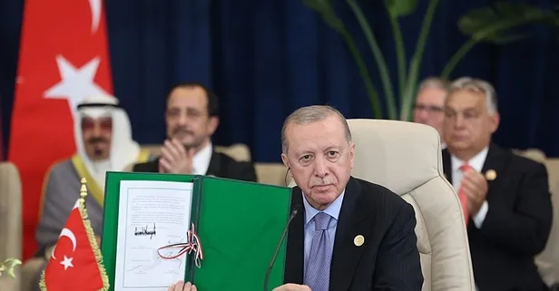 Mısır’da Gazze için Niyet Belgesi! Başkan Erdoğan da imza attı: İşte metnin tamamı