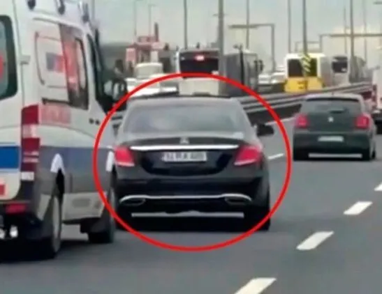 Ambulansa yol vermeyen magandanın cezası belli oldu