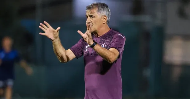 Şenol Güneş Trabzonspor'da ilk idmanına çıktı