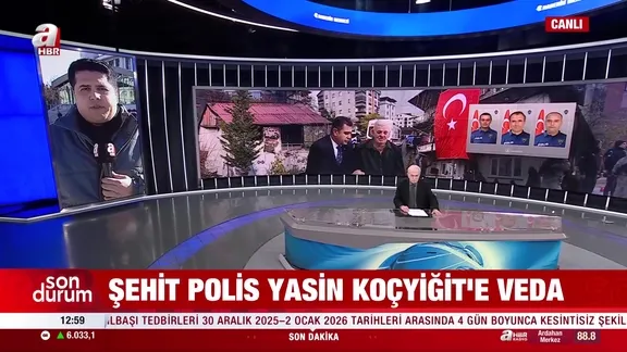 Şehit polis Yasin Koçyiğit'e veda
