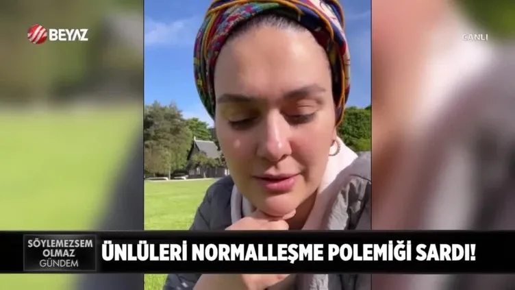 Bergüzar Korel’den normalleşme tepkisi!