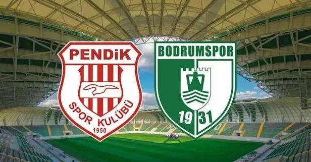 PENDİKSPOR-BODRUMSPOR MAÇI NE ZAMAN? Pendikspor-Bodrumspor maçı 11'leri...