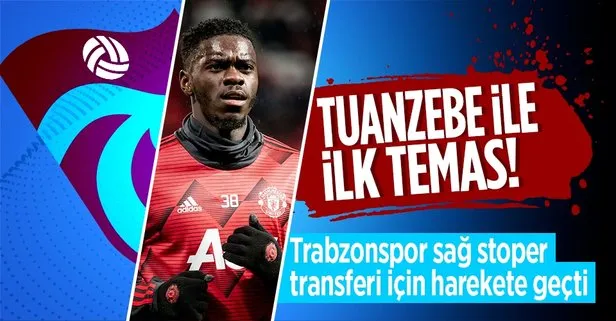 Trabzonspor sağ stoper transferi için Tuanzebe ile temasa geçti