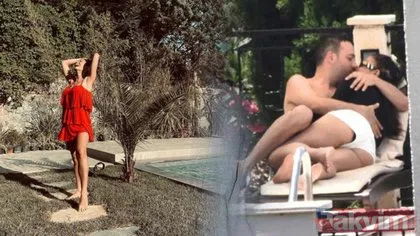 Demet Özdemir’den bikini şov sonrası pembe mayolu paylaşım tatil yaradı! Sevgilisi Oğuzhan Koç’la öpüşürken yakalanan Demet....