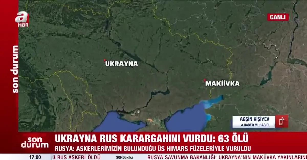 Ukrayna’dan Rusya’ya füzeli saldırı: 63 ölü