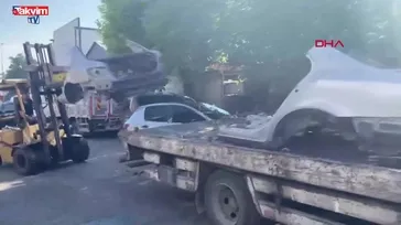 Ankara'da ''change" araç baskını: 3 gözaltı çok sayıda motor ve kesilmiş araç ele geçirildi