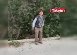 Drone gören yaşlı adamın komik tepkisi
