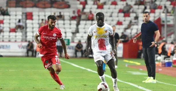 Antalyaspor ile Kayserispor yenişemedi!