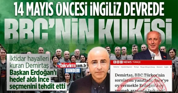 Terör suçlarından cezaevinde bulunan HDP’li Selahattin Demirtaş İngiliz BBC’ye konuştu! Başkan Erdoğan’ı hedef aldı İnce seçmenini tehdit etti