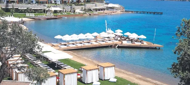 O ‘beach’im kazık!