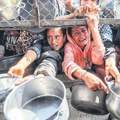 Gazze’de açlık sürüyor
