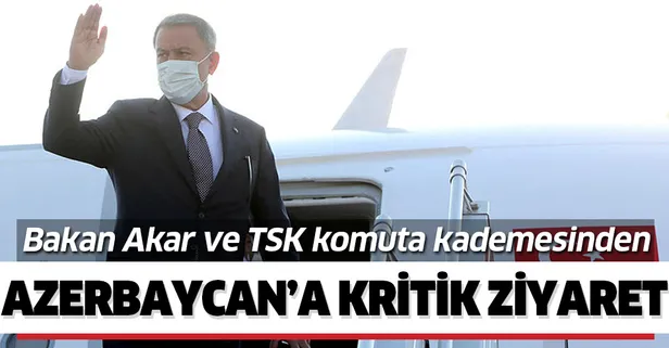 Milli Savunma Bakanı Hulusi Akar Azerbaycan'da