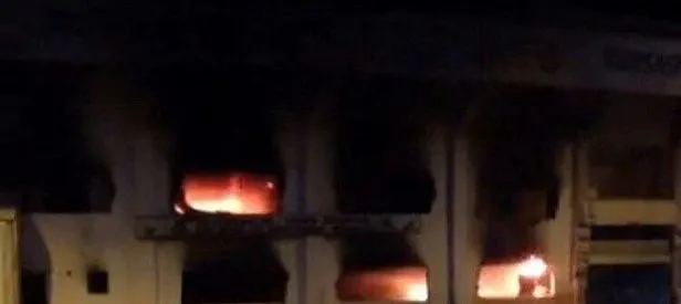 Atatürk Stadyumu'nda yangın çıktı