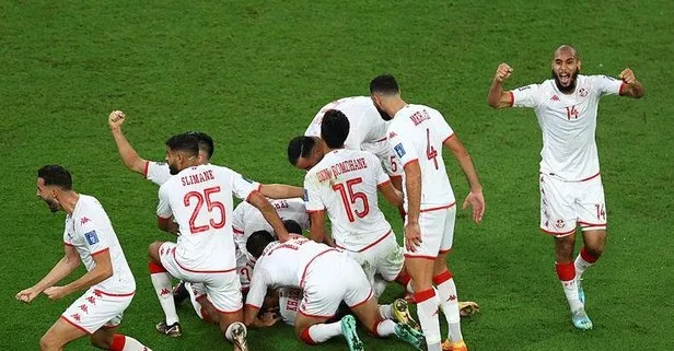 Tunus, zorlu rakibi Fransa’yı 1-0 yenmesine rağmen Dünya Kupasına veda etti