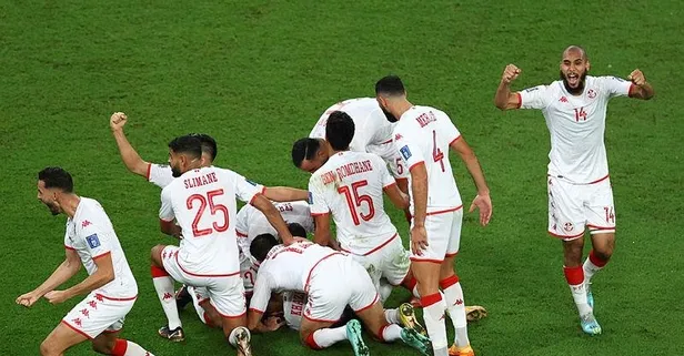 Tunus, zorlu rakibi Fransa'yı 1-0 yenmesine rağmen Dünya Kupasına veda etti