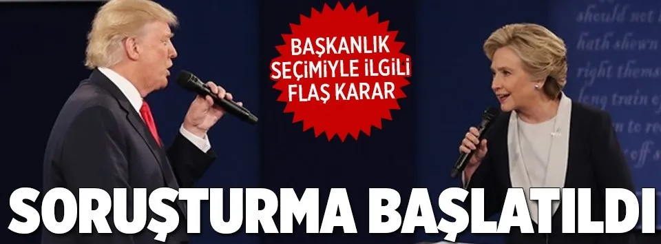 FBI ve ABD Adalet Bakanlığı’na "seçim" soruşturması