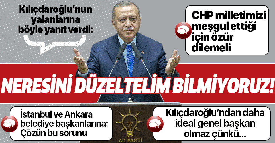 Başkan Erdoğan'dan