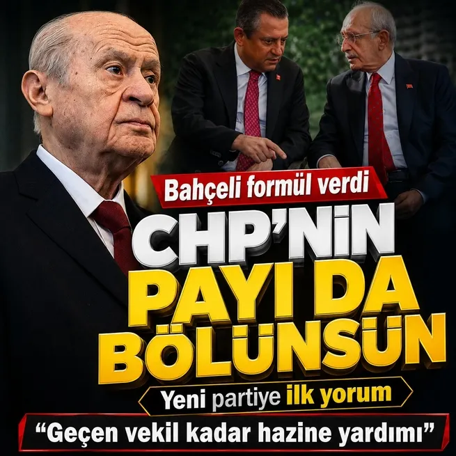 Devlet Bahçeliden CHPnin payı da bölünsün formülü! Özgür Özelin kuracağı partiye ilişkin ilk yorum