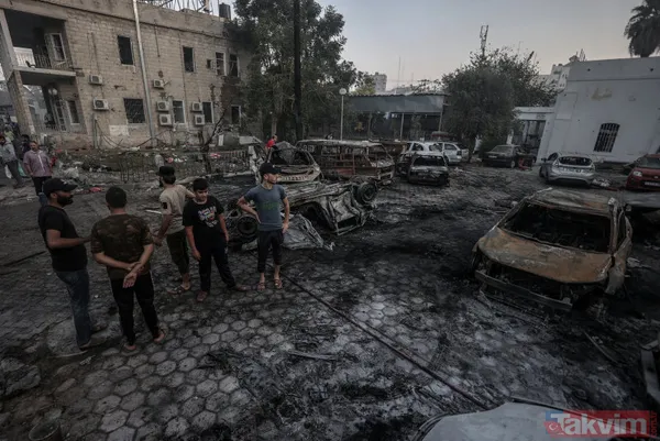 Hastane vurup 500 sivili şehit eden İsrail'in 'düşük çözünürlük' oyunu! Kırptı, çevirdi, yayınladı... Manipülasyonun böylesi - 7