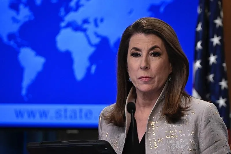 ABD Dışişleri Bakanlığı Sözcüsü Tammy Bruce (AA)