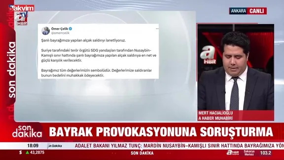 Bakan Tunç’tan "Bayrak" provokasyonu açıklaması: Soruşturma başlatıldı! 35 tutuklama var!