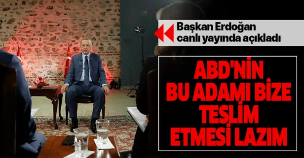 Başkan Erdoğan: ABD terörist Mazlum'u bize teslim etmeli