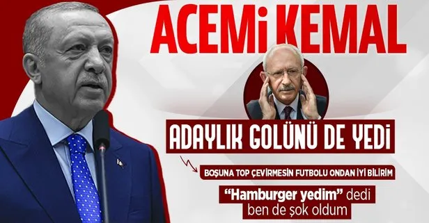 Başkan Erdoğan’dan Kemal Kılıçdaroğlu’na adaylık ve hamburger göndermesi: Bu işin acemisi