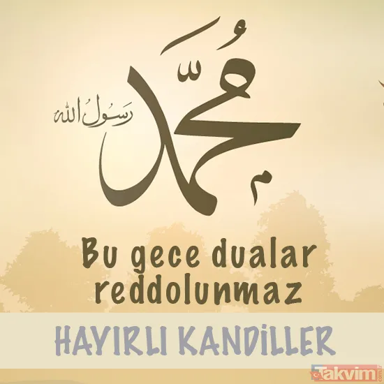 Regaip Kandili sözleri Resimli kandil mesajları - 2019 hadisli ayetli güzel Regaip kandili sözleri - 14