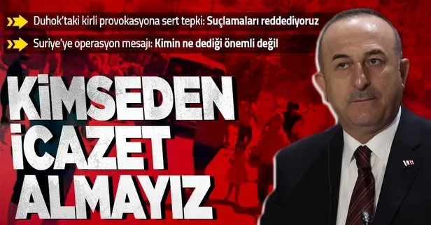 Bakan Çavuşoğlu’ndan Dohuk’taki provokasyonla ilgili flaş açıklama: Herhangi bir saldırımız olmamıştır