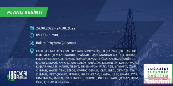 1.5 - 8 saat sürebilir! İstanbul'u etkileyecek elektrik kesintisi: Bağcılar, Eyüpsultan, Fatih... Mahalle mahalle sokak sokak tüm detaylar - 16