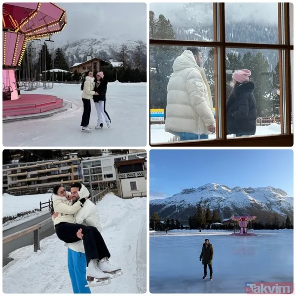 Esra Bilgiç ve Faruk Sabancı'dan aşk pozu! İsviçre'de romantizm doruklarda - 2