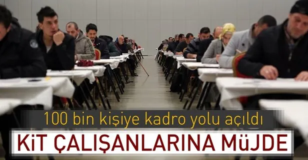 KİT’lerdeki taşeronlara müjde