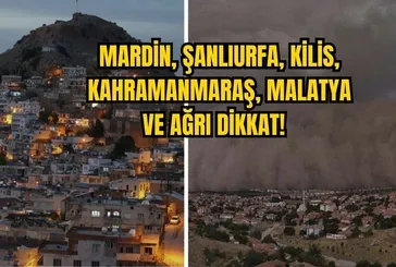 Mardin, Şanlıurfa, Kilis, Malatya, Ağrı dikkat: Uzman isimden o şehirlere alarm!