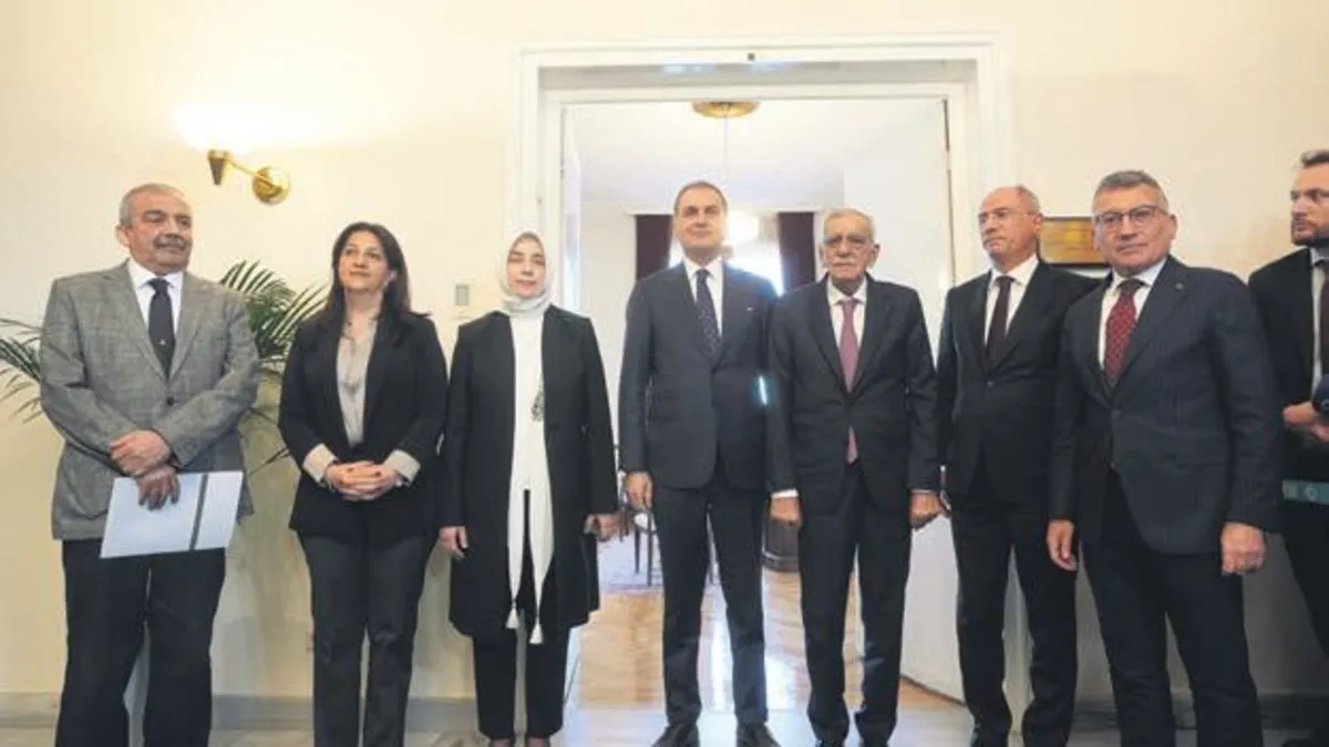 Her şey terörsüz Türkiye için: DEM Parti heyeti,  AK Parti'yi ziyaret etti!
