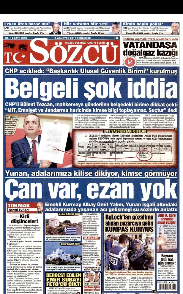 FETÖ'nün Sözcü'sü operasyon için hazır kıta-1