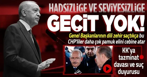 Son dakika: Başkan Erdoğan’a hakaret cezasız kalmayacak! Kılıçdaroğlu’na tazminat davası ve suç duyurusu