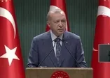 Başkan Erdoğan: Salgın döneminde birçok kesimi verdiğimiz desteklerle ayakta tuttuk