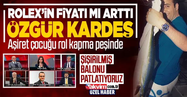 Aşiret çocuğu Özgür Demirtaş, Rolex saatin fiyatı arttığı için mi öfkeli? İşte CNN Türk canlı yayınında yaşananlar...