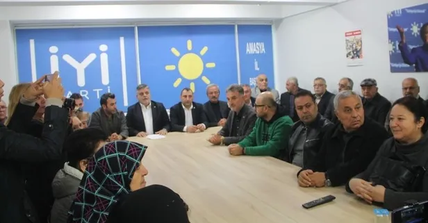İYİ Parti'de istifa furyası devam ediyor! Amasya'dan 300 kişilik istifa!