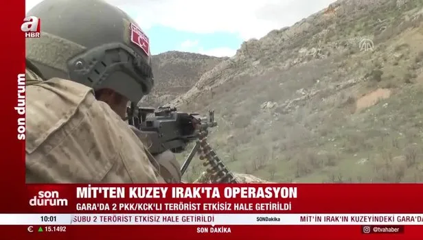 Son dakika: MİT'ten Irak'ın kuzeyinde operasyon! 2 terörist cehenneme yollandı
