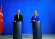 Son dakika: Başkan Erdoğan, Almanya Başbakanı Merkel ile görüştü