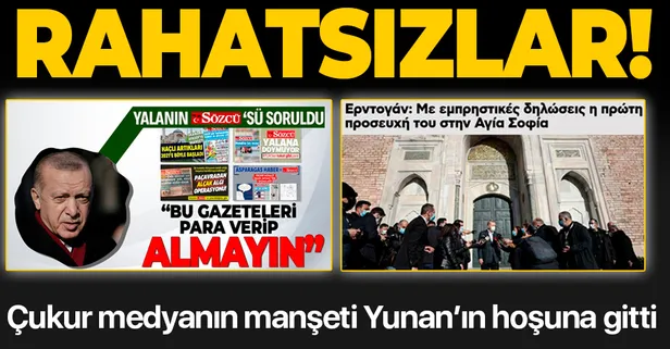 Yunan basını da Sözcü gibi rahatsız: Başkan Erdoğan'ın sözleri gündem oldu