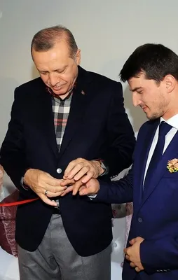 Nişan yüzüklerini Erdoğan taktı!