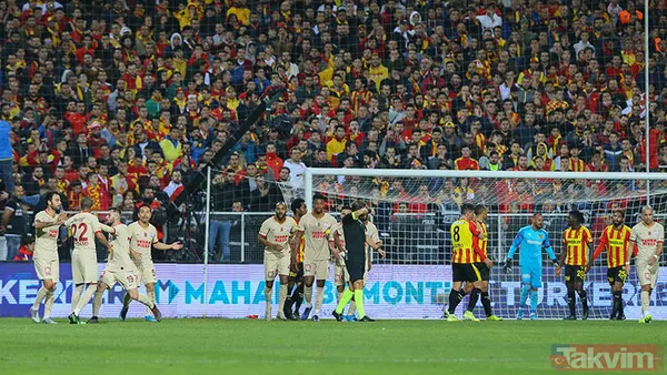 Göztepe maçında Galatasaray kaptanları birbirinin üzerine yürüdü! - 13