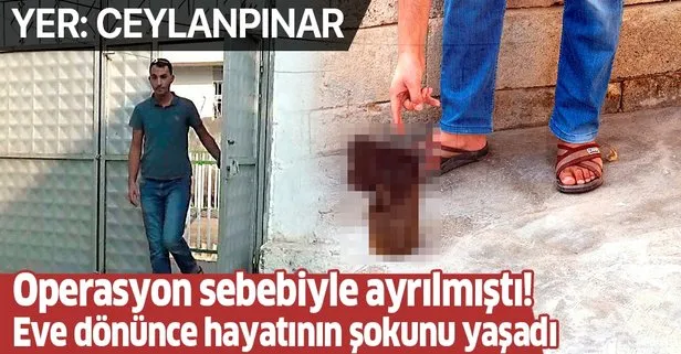 Ceylanpınar’daki evlerine dönenler, havan mermileriyle karşılaştı