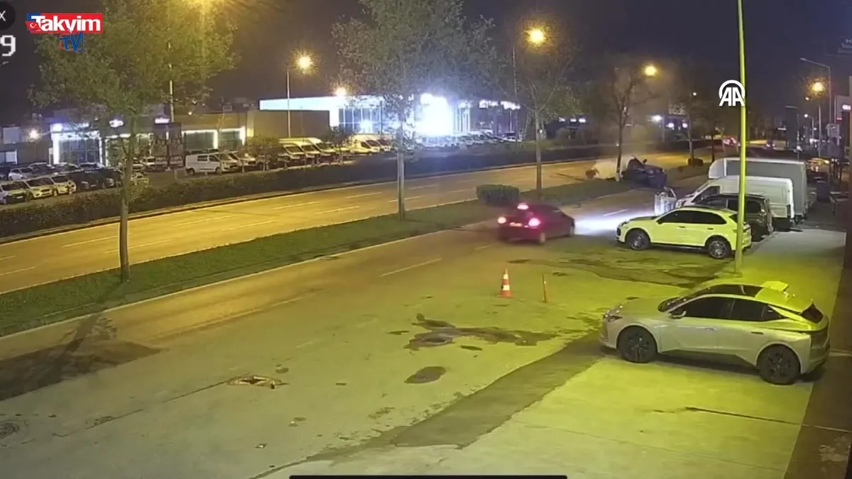 İzmir’de feci kaza kamerada: 1 ölü